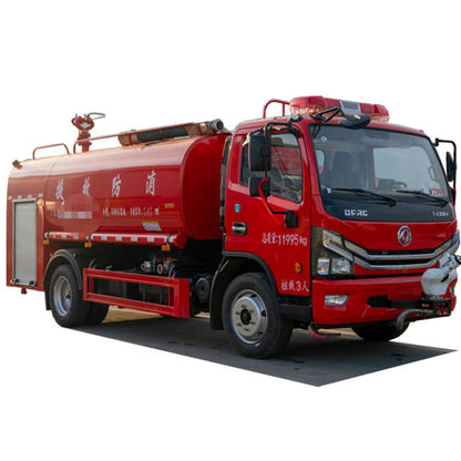 Пожарная машина с водяным баком Dongfeng 4X2 8000 л 