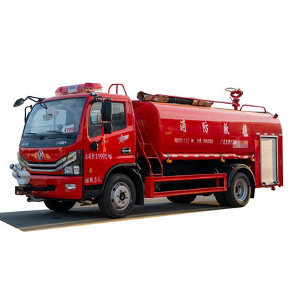 Пожарная машина с водяным баком Dongfeng 4X2 8000 л 