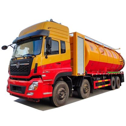 Dongfeng 33000L 8x4 sewage suction truck vacuum truck