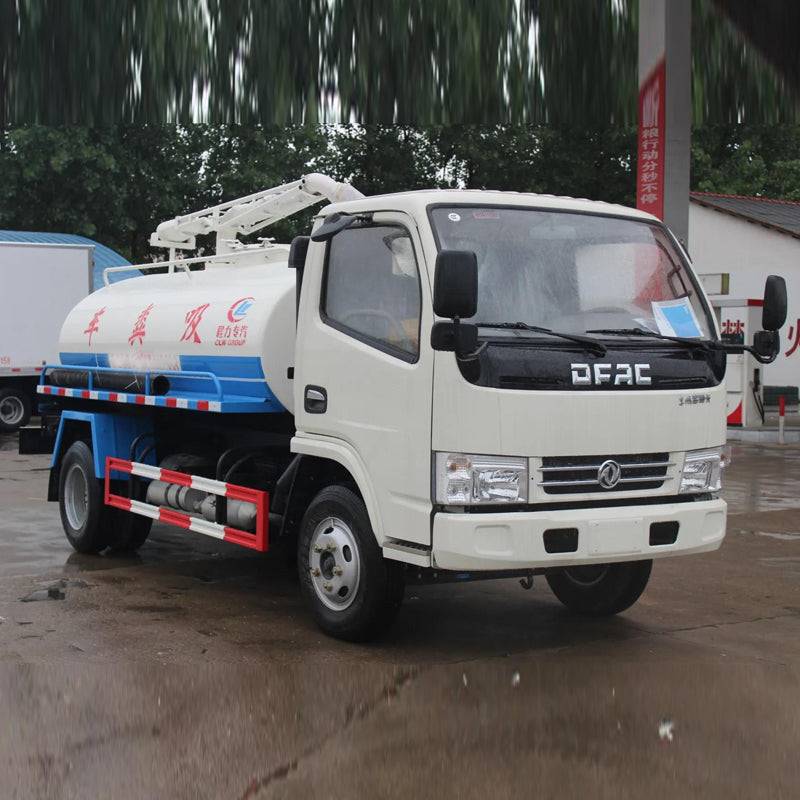 5 cubic meters -10 cubic meters 4x2 sewage suction truck vacuum truck