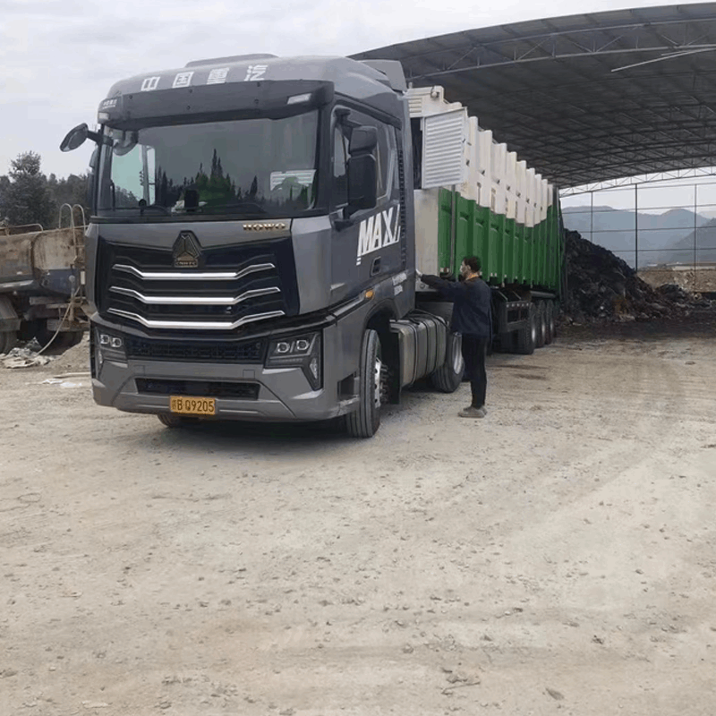 45CBM trailer Compressed garbage truck
