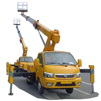 Dongfeng Tuyi 21 meters 4 x2 telescopic boom aerial operation vehicle