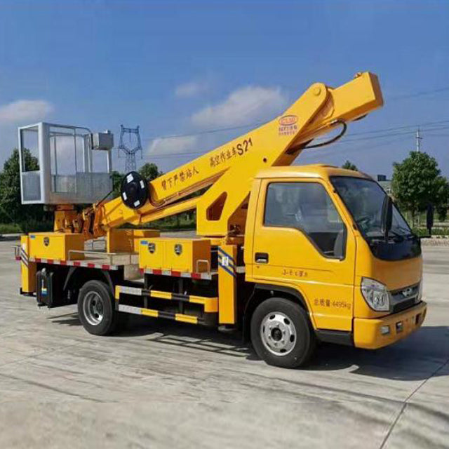 Foton 21 meters 4x2  mobile hydraulic platform high altitude operation vehicle