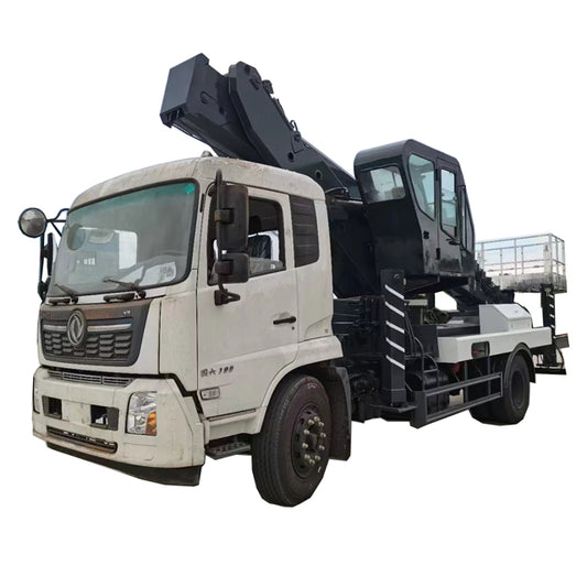 45 meters Dongfeng 4 x2 telescopic boom aerial operation vehicle