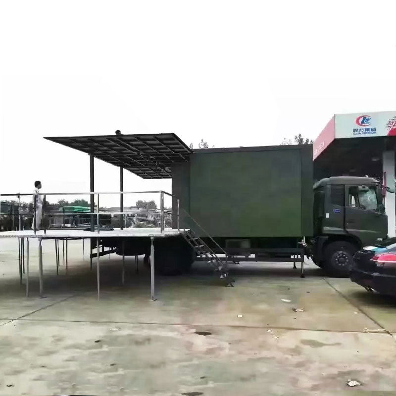 Camion de scène Dongfeng 4x2 (longueur de la boîte de chargement 6,2 m) 
